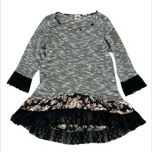 RODS western wear size XL floral lace blouse